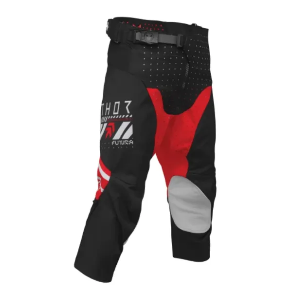Дитячі кросові штани Thor Launchmode Futura чорнo-червоні
