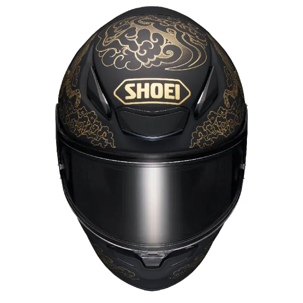 Інтегральний шолом Shoei NXR2 Fearless TC-5 чорний-золотий