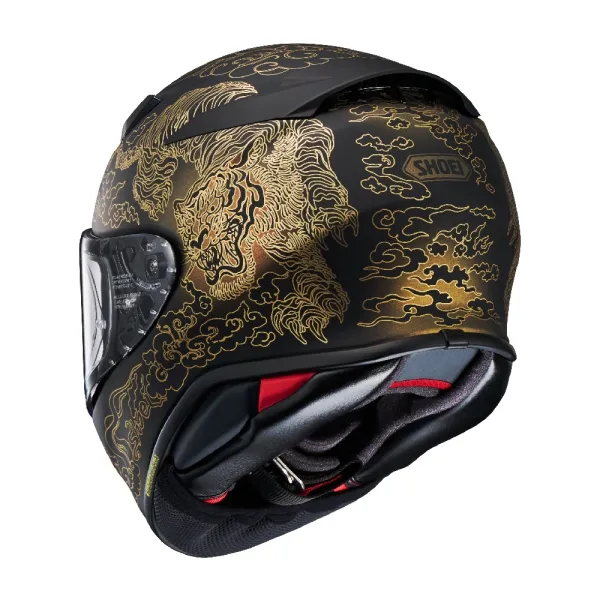Інтегральний шолом Shoei NXR2 Fearless TC-5 чорний-золотий