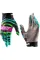 Дитячі кросові рукавички Leatt Moto 2.5 X-Flow чорнo-зеленo-рожеві