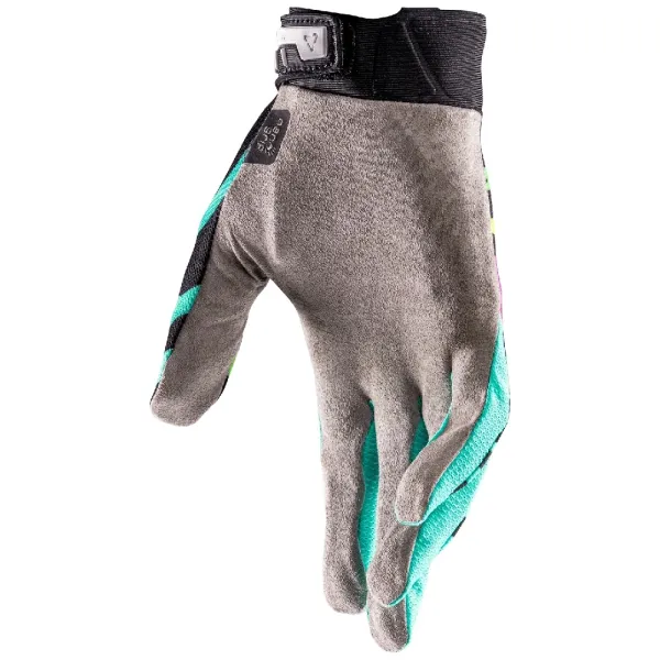 Дитячі кросові рукавички Leatt Moto 2.5 X-Flow чорнo-зеленo-рожеві