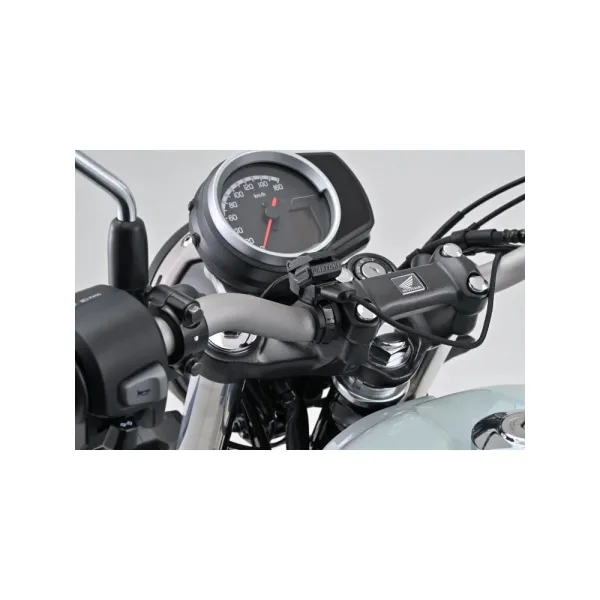 Зарядний пристрій для мотоцикла USB-A Daytona Parts QC 3.0, що кріпиться на кермі мотоцикла