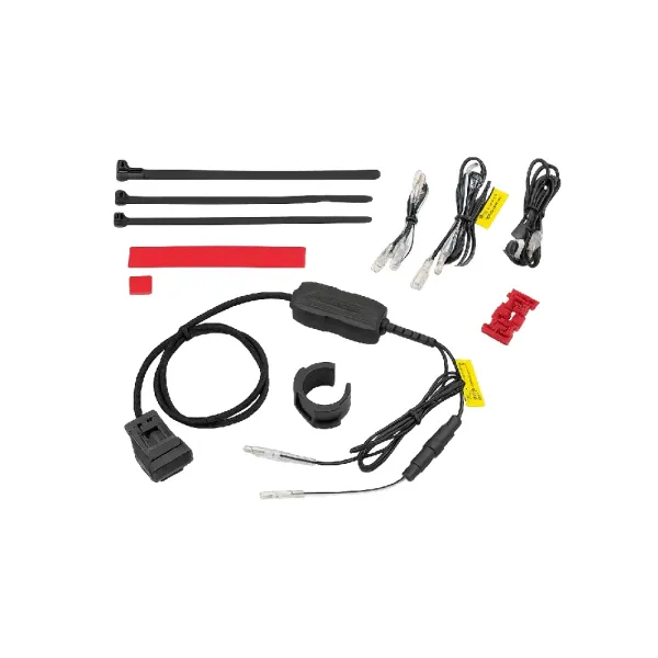 Зарядний пристрій для мотоцикла USB-A Daytona Parts QC 3.0, що кріпиться на кермі мотоцикла