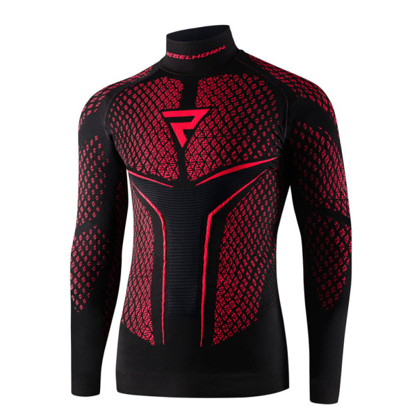 Термоблуза Rebelhorn Therm II чорна-червона