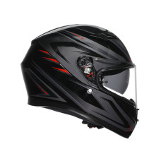 Інтегральний шолом AGV K3 Syth чорний-червоний