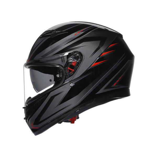 Інтегральний шолом AGV K3 Syth чорний-червоний