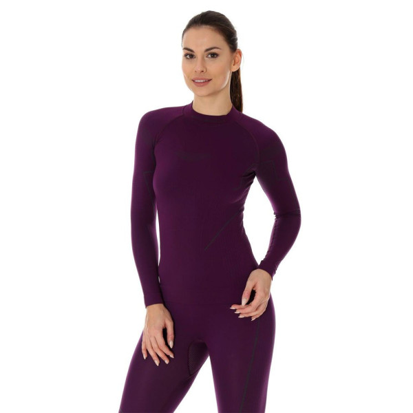 Кросова кофта Brubeck Thermo фіолетова