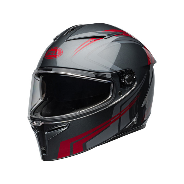 Шолом інтегральний Bell Lithium чорний-червоний