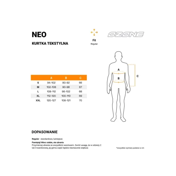 Текстильна мотокуртка Ozone Neo чорна
