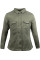 Жіноча мотоциклетна сорочка John Doe Motoshirt оливкова