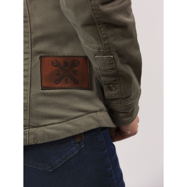 Жіноча мотоциклетна сорочка John Doe Motoshirt оливкова