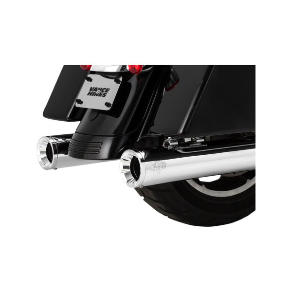 Глушники (Slip-On) Vance & Hines Eliminator 400 хром для Harley Davidson FLHT/FLHTK/FLHX/FLTRX/FLTRU/FLTRK/FLHR (рік 17-20)