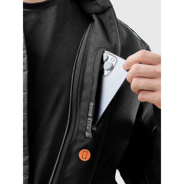 Текстильна мотоциклетна куртка Ozone Neo чорний-жовтий