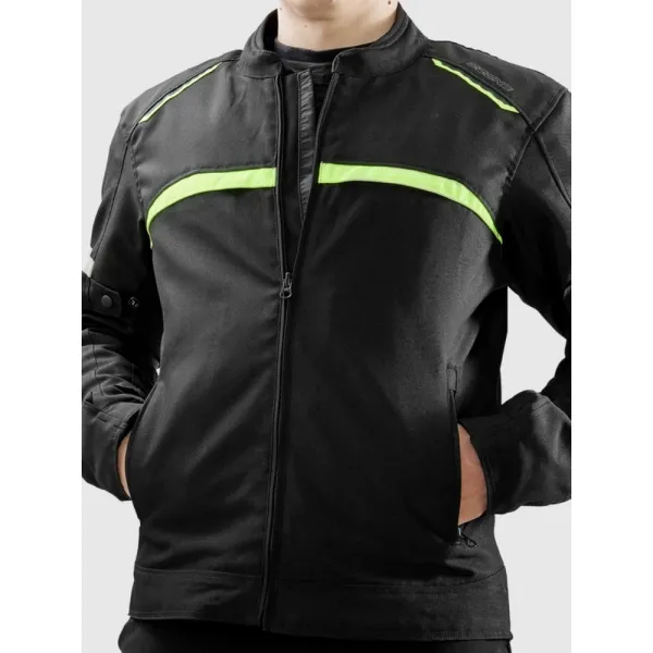 Текстильна мотоциклетна куртка Ozone Neo чорний-жовтий