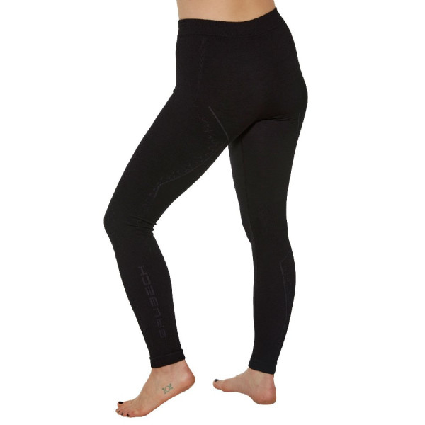 Термоефективні легінси жіночі Brubeck Extreme Merino чорні