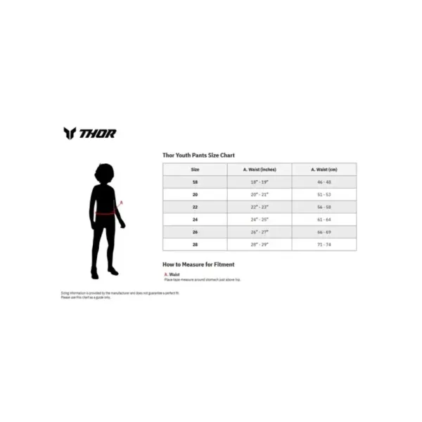 Дитячі кросові штани Thor Launchmode Bleach біло-блакитні