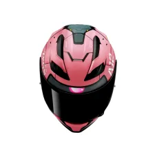 Інтегральний шолом HJC F71 Zaku Bandai Namco рожево-чорний