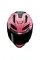 Інтегральний шолом HJC F71 Zaku Bandai Namco рожево-чорний