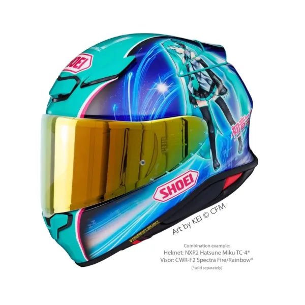 Інтегральний шолом Shoei NXR2 Hatsune Miku TC-4