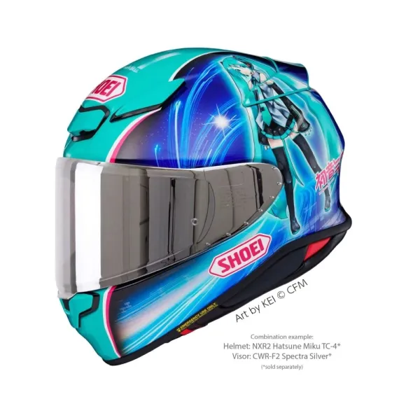 Інтегральний шолом Shoei NXR2 Hatsune Miku TC-4