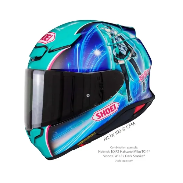 Інтегральний шолом Shoei NXR2 Hatsune Miku TC-4