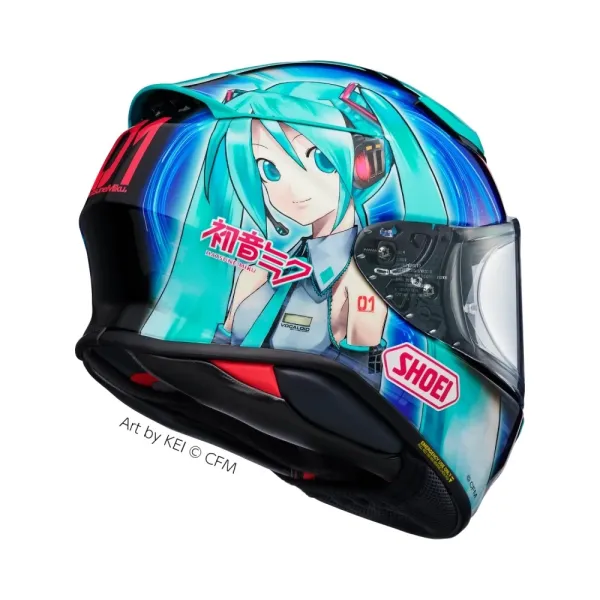 Інтегральний шолом Shoei NXR2 Hatsune Miku TC-4