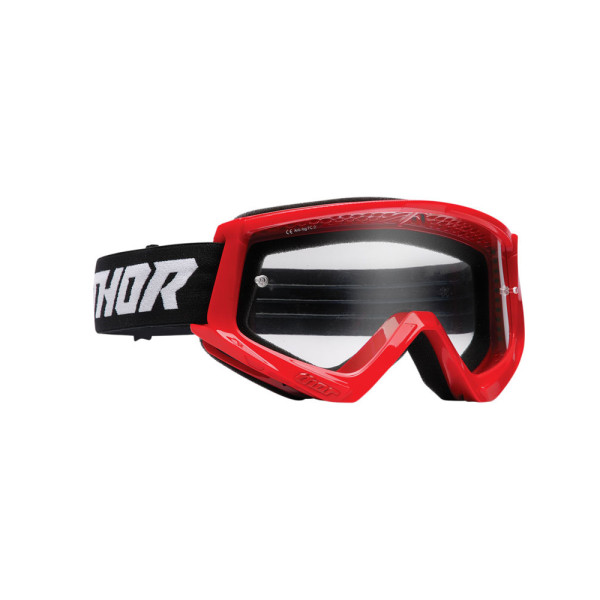 Дитячі мотокросові окуляри Thor Combat Racer червоно-чорні