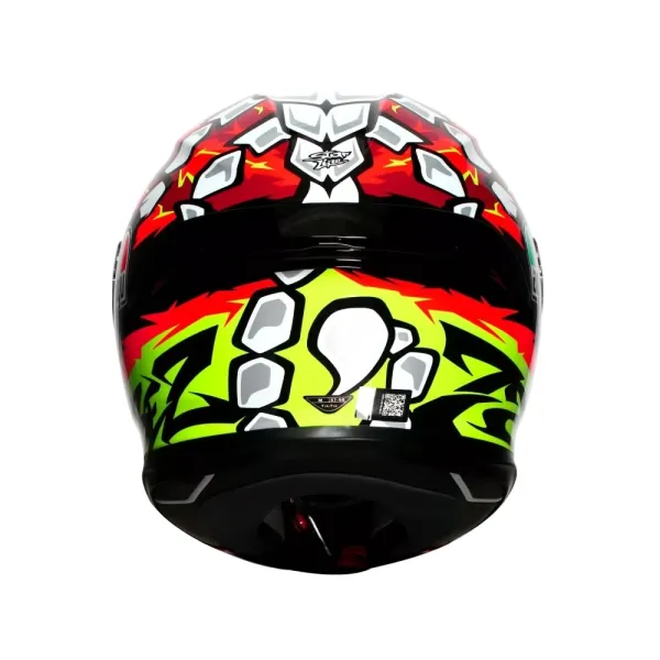 Інтегральний шолом AGV K6 S Bezzecchi 2024 червоно-біло-чорний