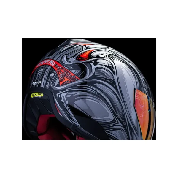 Інтегральний шолом Icon Domain Nouveau сірий