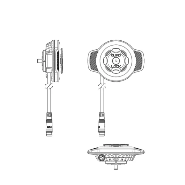Водонепроникна індукційна зарядка Quad Lock USB