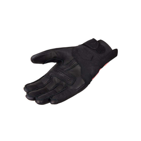 Жіночі мотоперчатки Rebelhorn Gap III чорний-флуо червоний