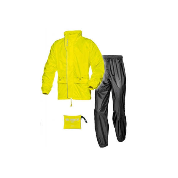 Двочастковий мотоциклетний дощовий комбінезон SIDI K-OUT 3 чорний-флуо