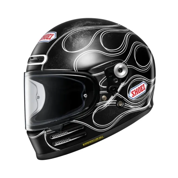 Інтегральний шолом Shoei Glamster 06 Blast TC-5 чорний-білий