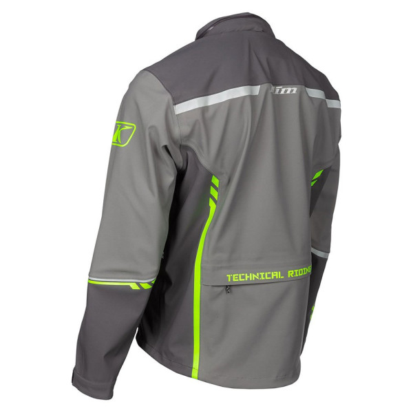 Дощова куртка Klim Enduro S4 сірого-зеленого кольору