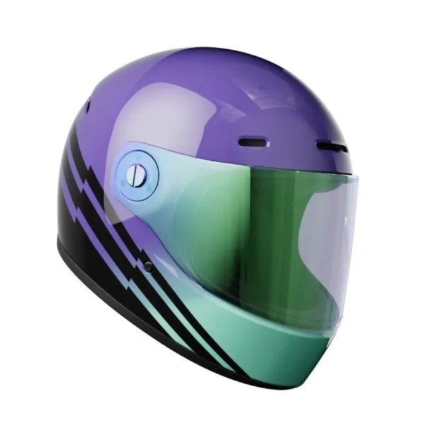 Інтегральний шолом John Doe One Spectral фіолетово-чорний