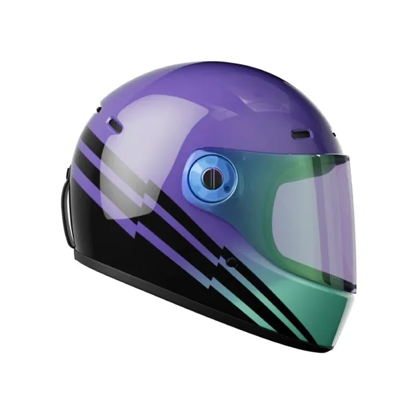 Інтегральний шолом John Doe One Spectral фіолетово-чорний