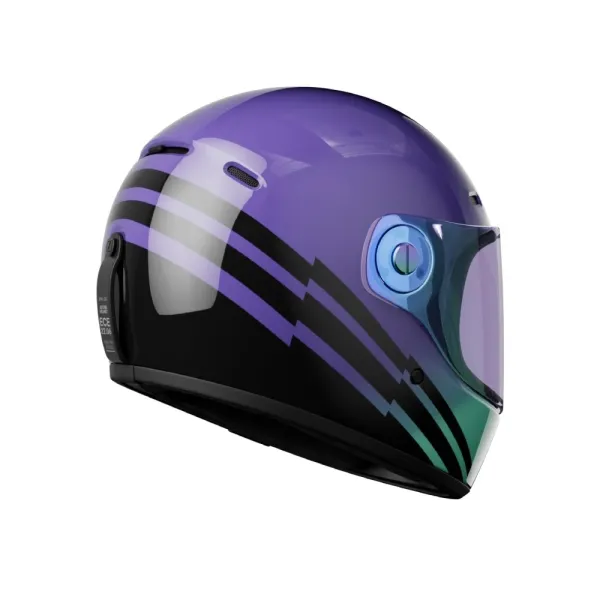 Інтегральний шолом John Doe One Spectral фіолетово-чорний