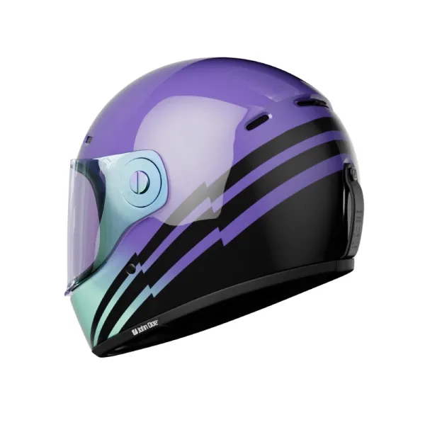 Інтегральний шолом John Doe One Spectral фіолетово-чорний