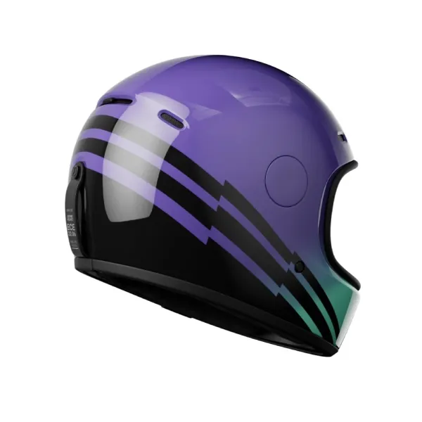 Інтегральний шолом John Doe One Spectral фіолетово-чорний