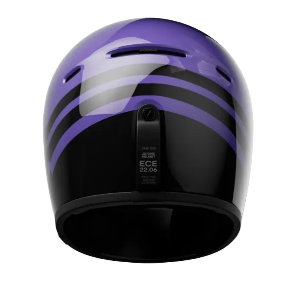 Інтегральний шолом John Doe One Spectral фіолетово-чорний
