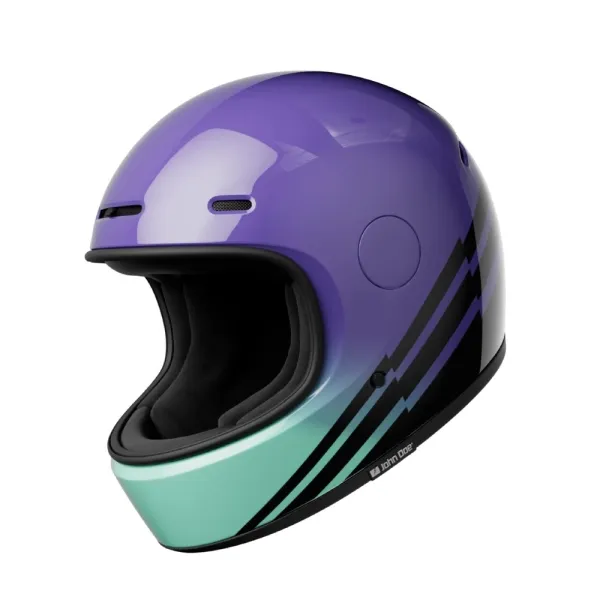 Інтегральний шолом John Doe One Spectral фіолетово-чорний