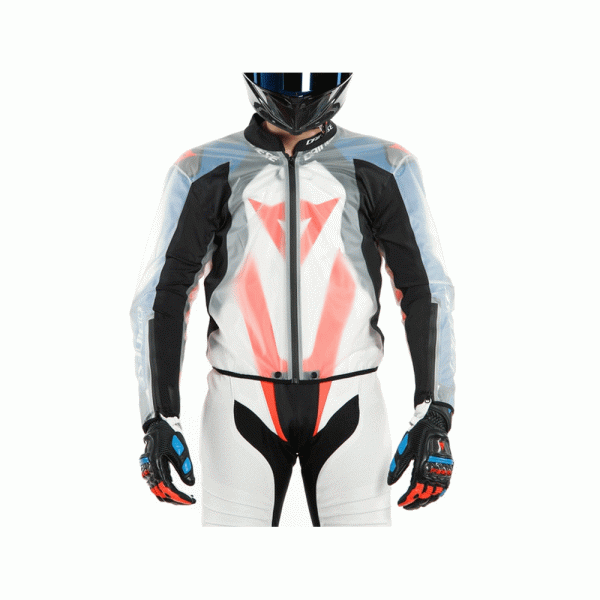 Дощова куртка Dainese Rain Body Racing 2 чорна-прозора