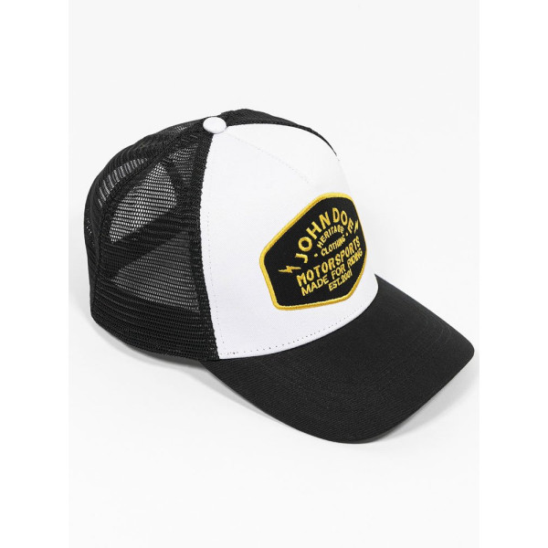 Кепка з козирком John Doe JDM Heritage чорний-білий-жовтий