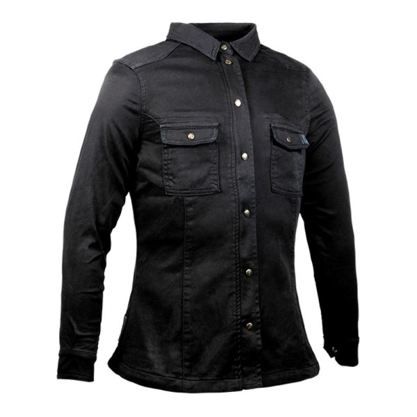 Жіноча мотоциклетна сорочка John Doe Motoshirt чорна