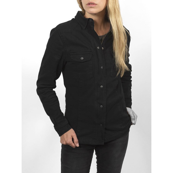 Жіноча мотоциклетна сорочка John Doe Motoshirt чорна