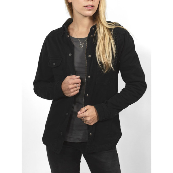 Жіноча мотоциклетна сорочка John Doe Motoshirt чорна