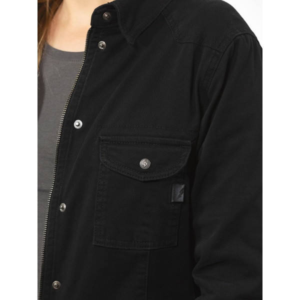 Жіноча мотоциклетна сорочка John Doe Motoshirt чорна