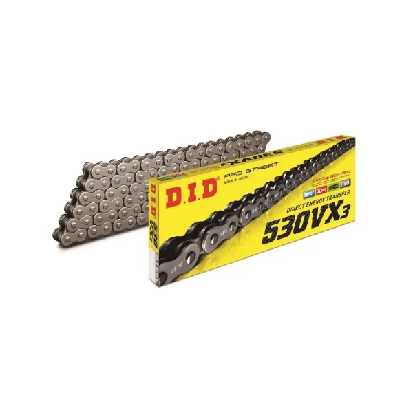 Ланцюг привідний мотоциклетний D.I.D. 530VX3 X-Ring [відкритий з заклепкою; 114 ланок]