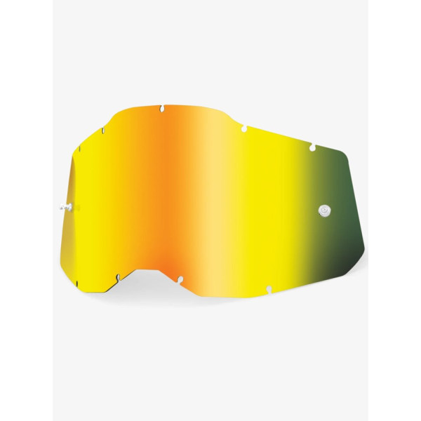 Змінне скло для окулярів 100% Racecraft2, Accuri2 і Strata2 дзеркальне золоте