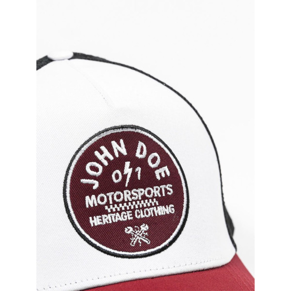 Кепка John Doe JDM 0/1 чорна-біла-червона
